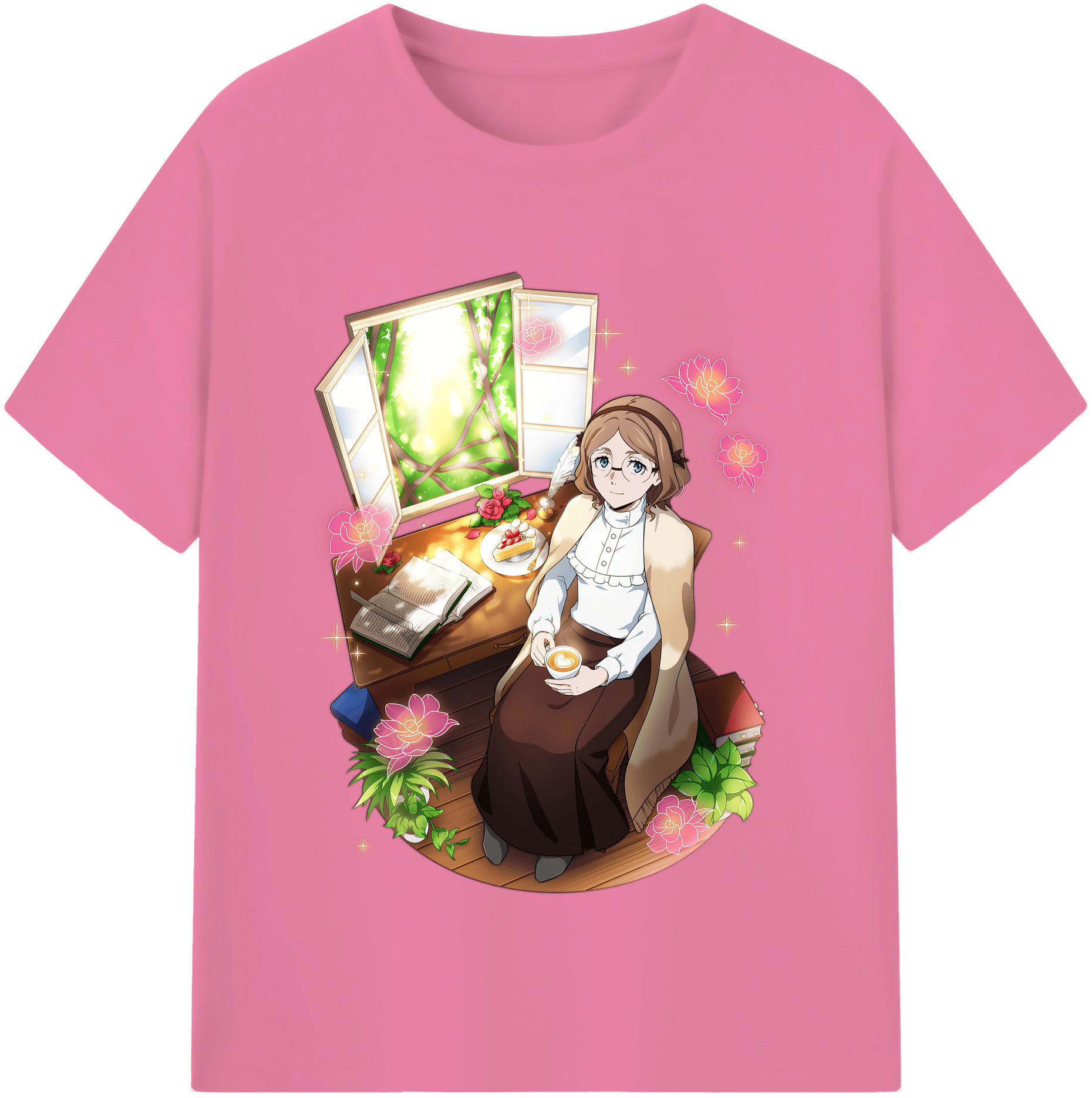 （画像用） 文豪ストレイドッグス Bungo Stray Dogs 綿100％半袖Tシャツ（フロントプリント）